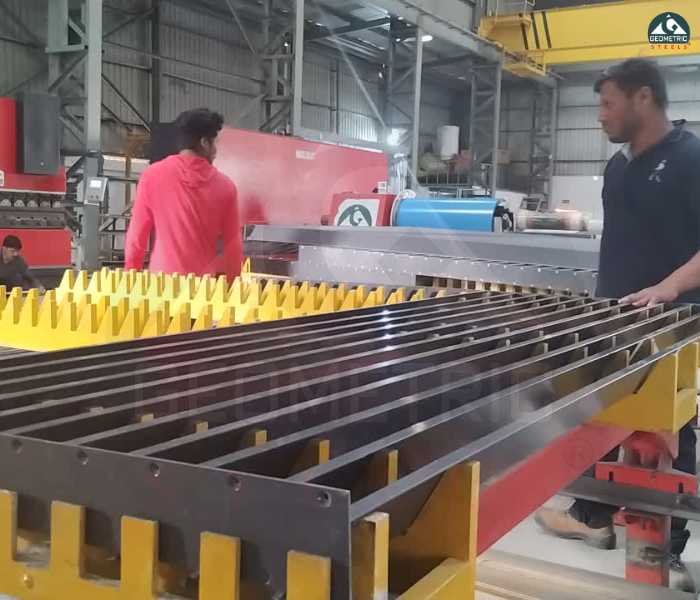 manufacturing of powder coated metal louvers 1