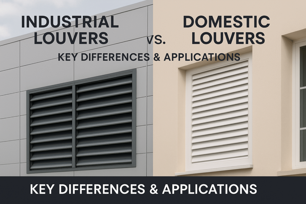 Industrial Louvers vs Domestic Louvers: Key Differences & Applications