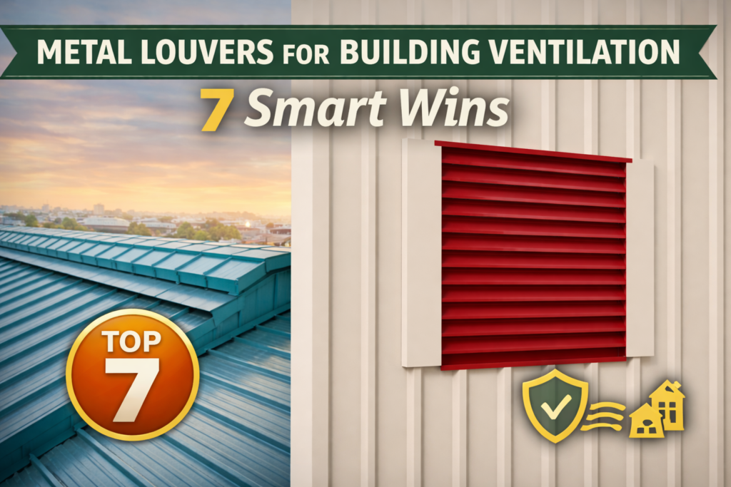 Metal Louvers for Building Ventilation